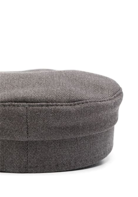 Cappello baker boy effetto melange in grigio - donna RUSLAN BAGINSKIY | KPC030CAPRSSIRB030